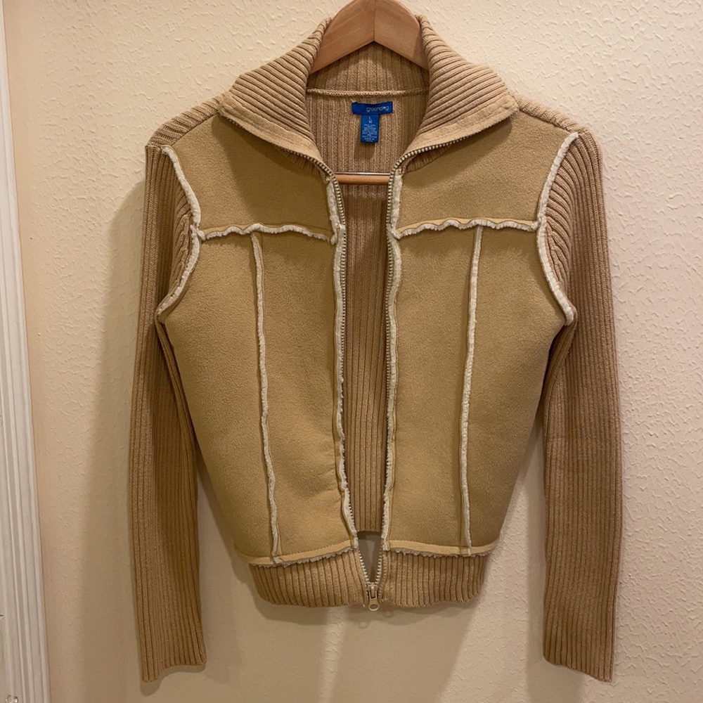 Western jacket vest in beige